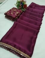 Women’s Satin Silk Saree