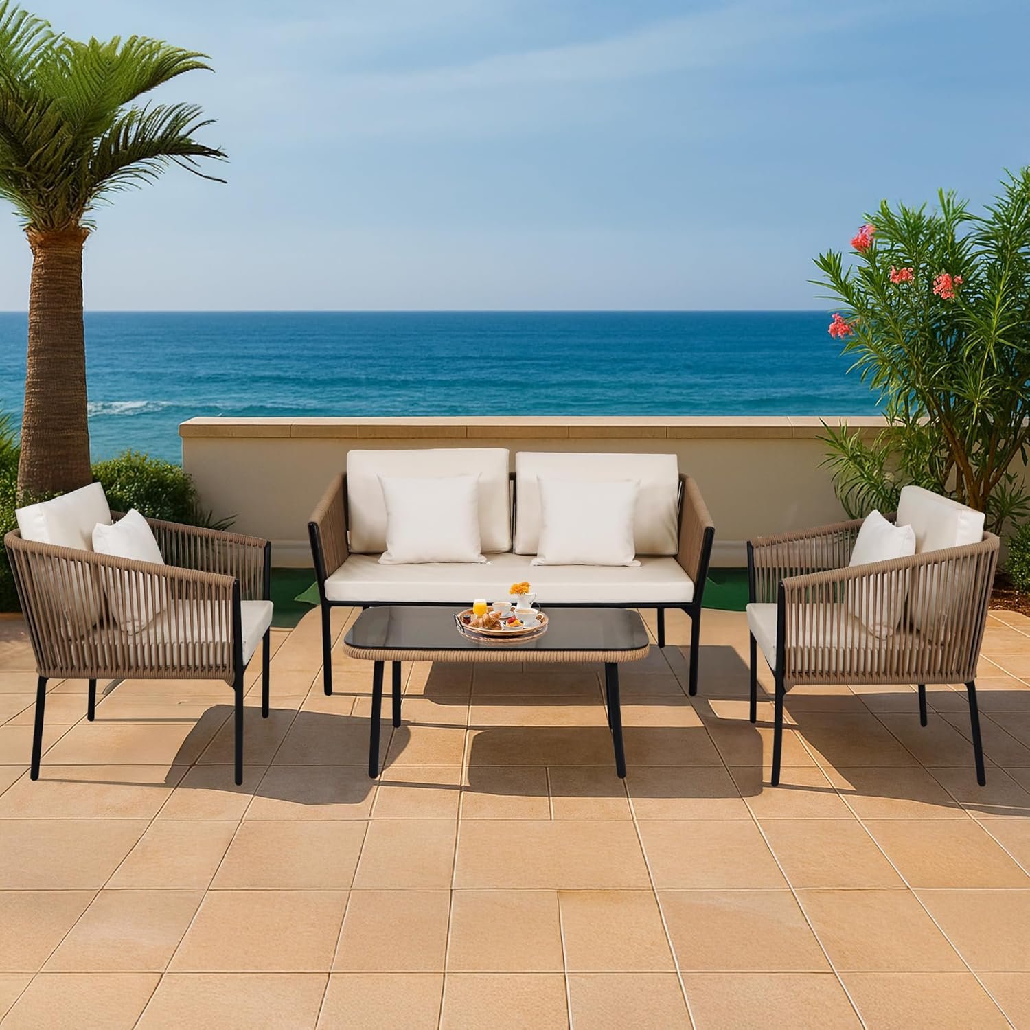814RHodGh-L._SL1500_ Outdoor 4 Seater Rope Sofa Set