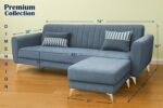 Premium Luster 4 Seater L Shape Sofa Set
