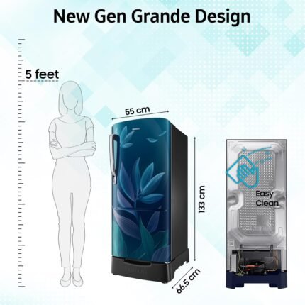 Samsung 183 L 4 Star Digital Inverter Direct-Cool Single Door Refrigerator